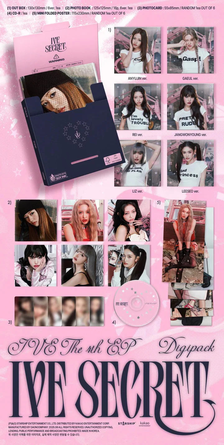 IVE - IVE SECRET [Digipack Ver]